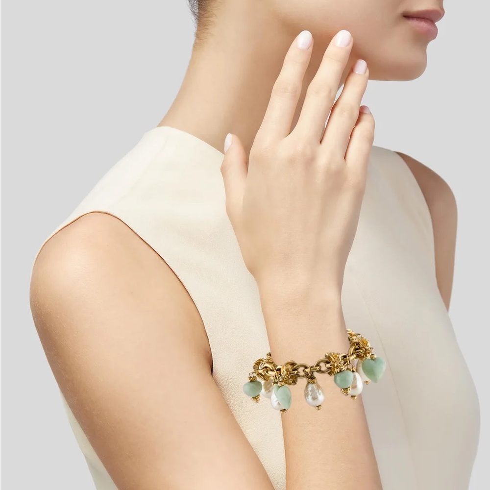 Vintage St. John couture charm bracelet